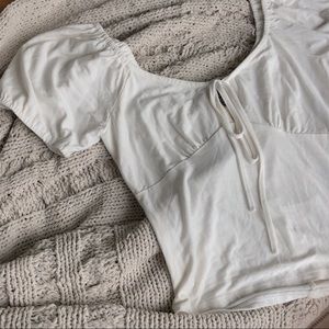 Romantic white top